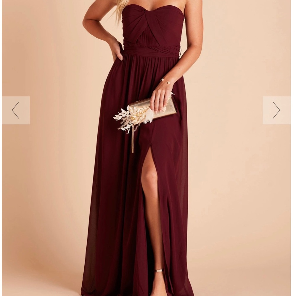 Cabernet color convertible bridesmaid dress!